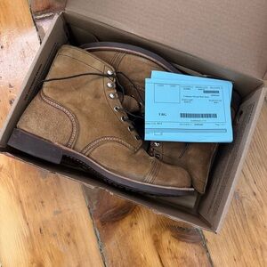 Red Wing Shoes Tan Leather Boots